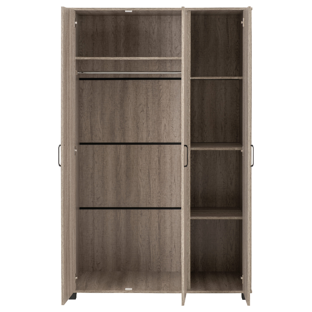 Oxnard Wooden Bedroom Furniture Set With 3 Doors In Light Oak