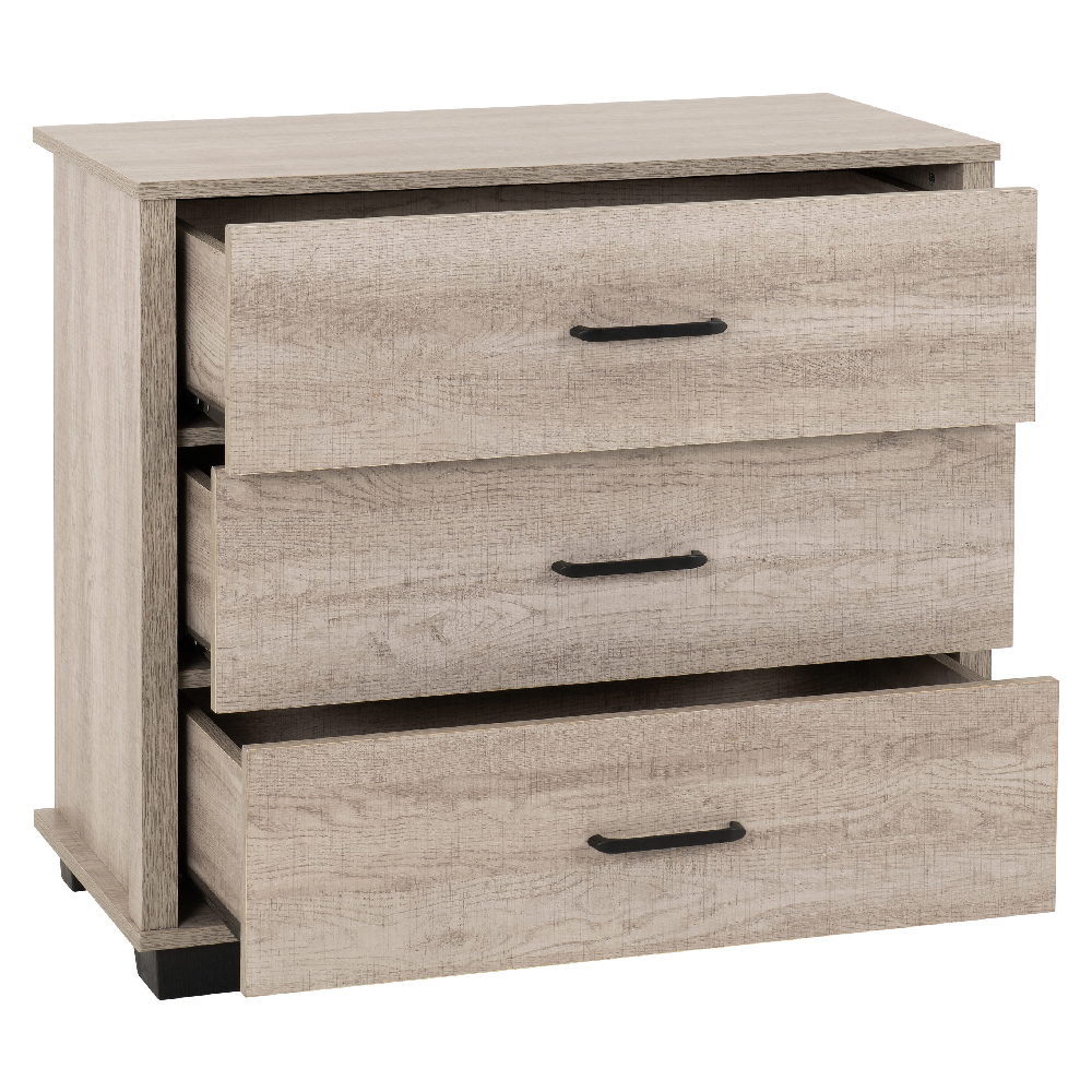 Oxnard Wooden Bedroom Furniture Set With 4 Doors In Light Oak