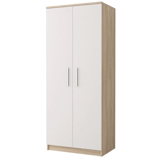 Read more about Oxnard wooden wardrobe with 2 doors in sonoma oak