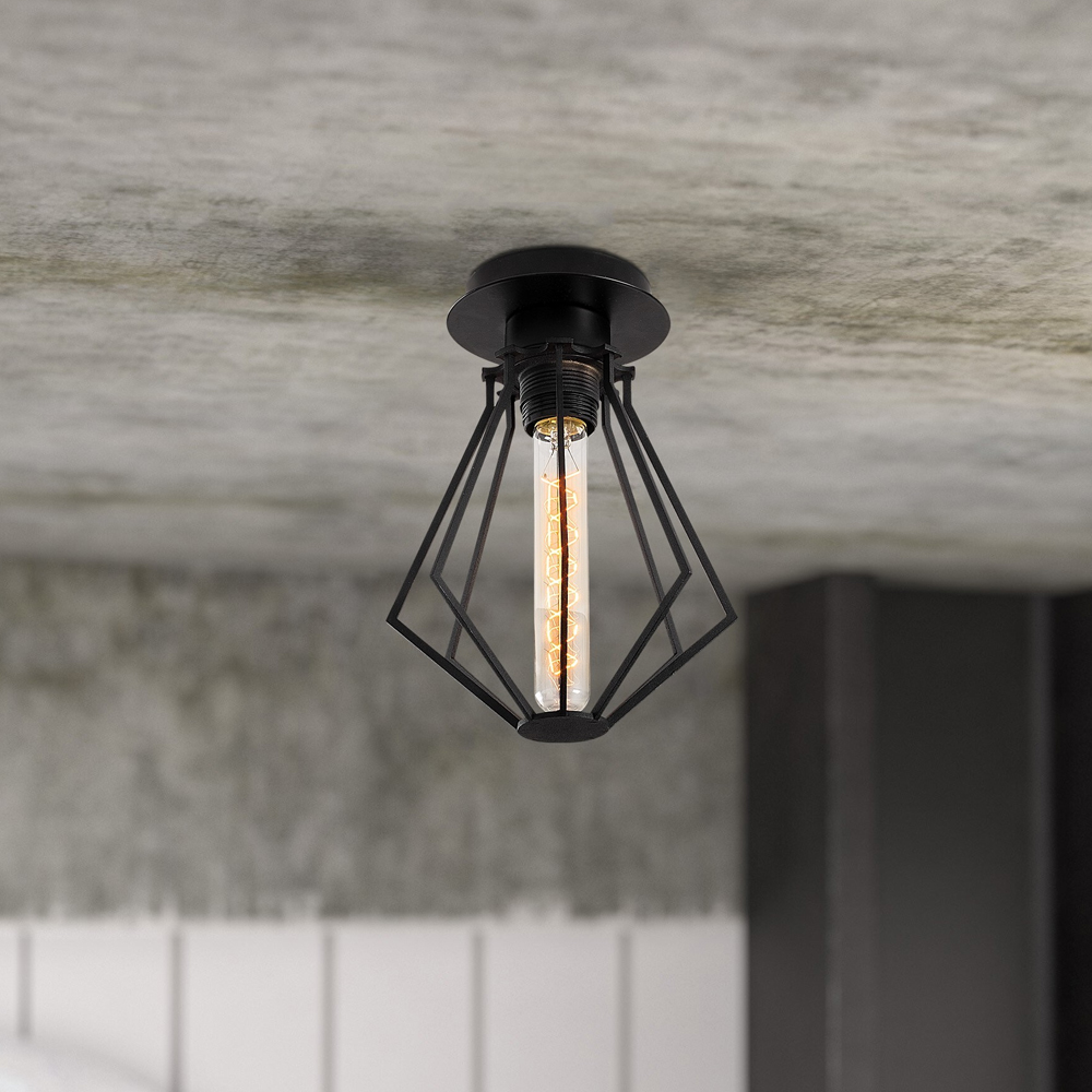 Oylat Metal Ceiling Light in Black