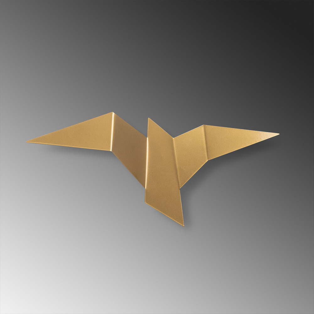 Pacali Large Metal Wall Light in Gold