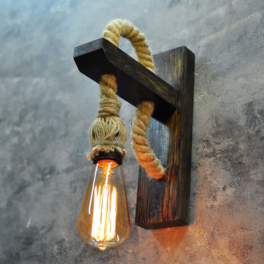 Pacali Wooden Wall Light in Walnut