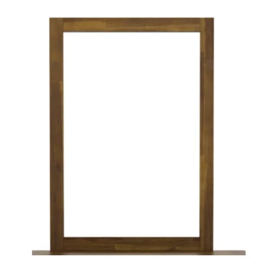 Read more about Pacay dressing mirror in brush effect wooden frame