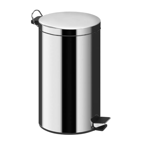 Product photograph of Pacific Stainless Steel 20 Litre Pedal Bin from Furniture in Fashion