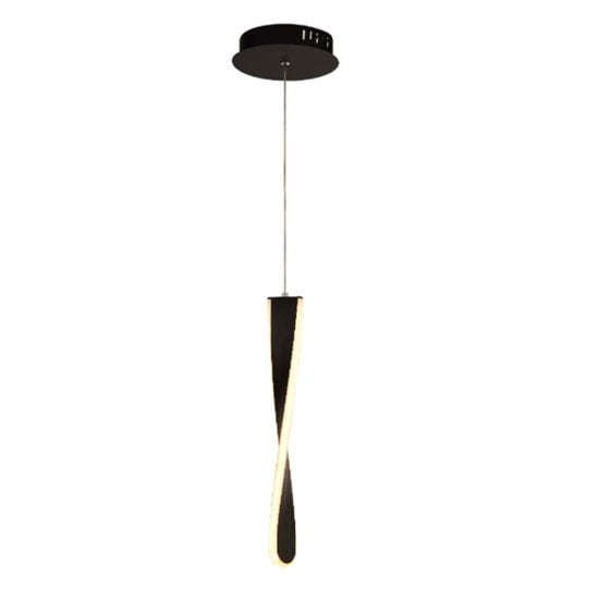 Read more about Paddle led wall hung 1 pendant light in matt black and white
