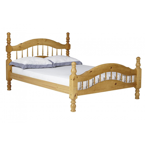 Padova Pine Wooden 4 Foot Bed In Oak Furniture in Fashion