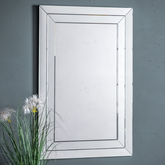 Read more about Padron rectangular wall mirror in silver frame