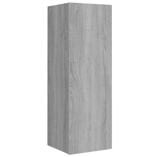 Paidi Wooden Living Room Furniture Set In Grey Sonoma Oak