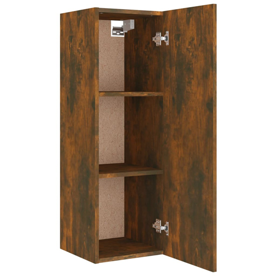 Paidi Wooden Living Room Furniture Set In Smoked Oak