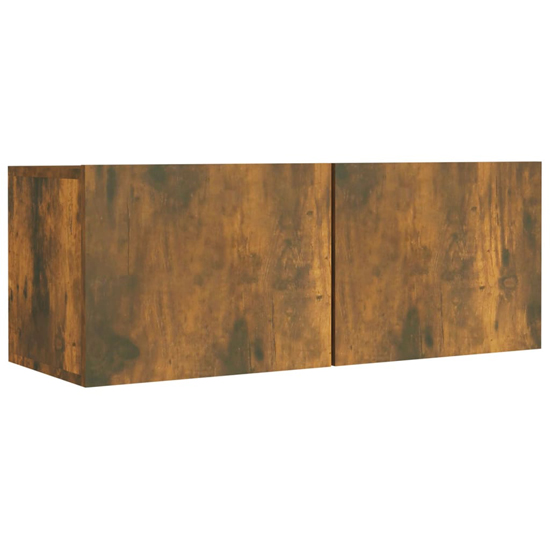 Paidi Wooden Living Room Furniture Set In Smoked Oak