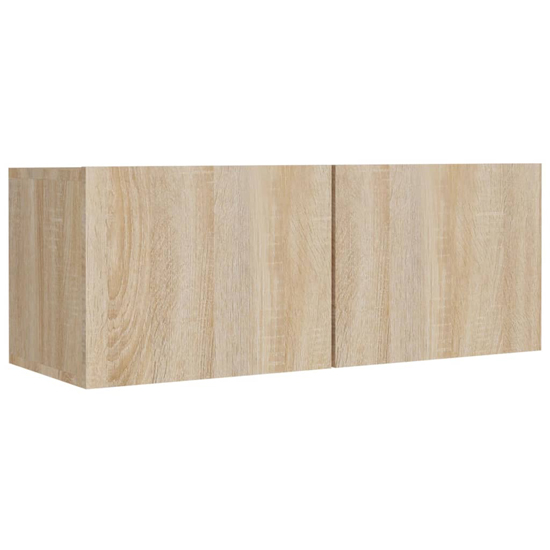 Paidi Wooden Living Room Furniture Set In Sonoma Oak