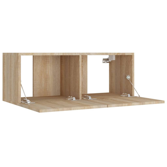Paidi Wooden Living Room Furniture Set In Sonoma Oak