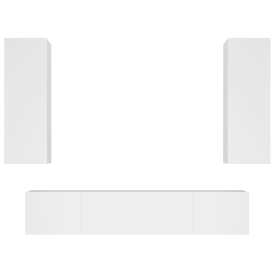 Paidi Wooden Living Room Furniture Set In White