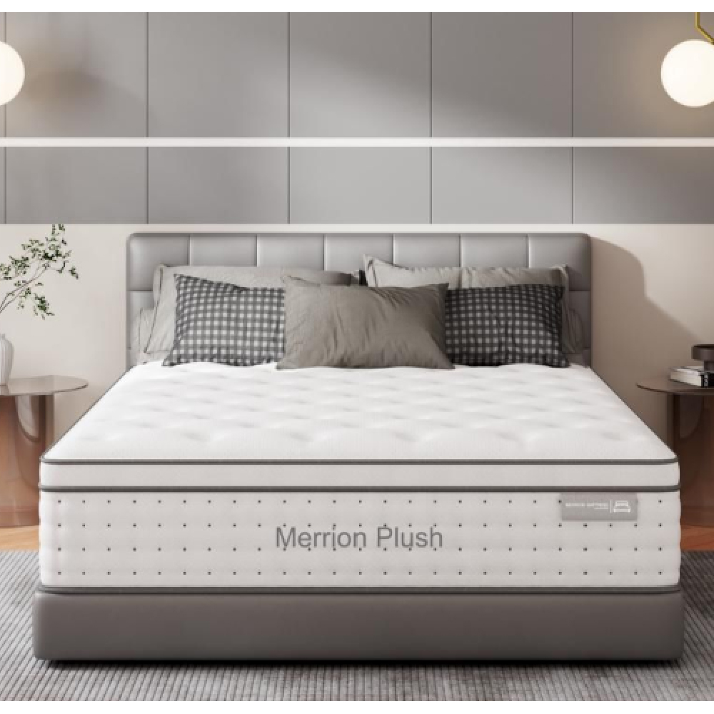 Paige Fabric King Size Mattress In White