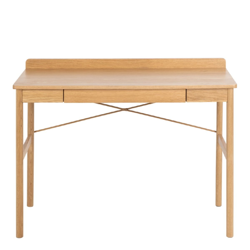 Pala Wooden Laptop Desk With 1 Drawer In Oak