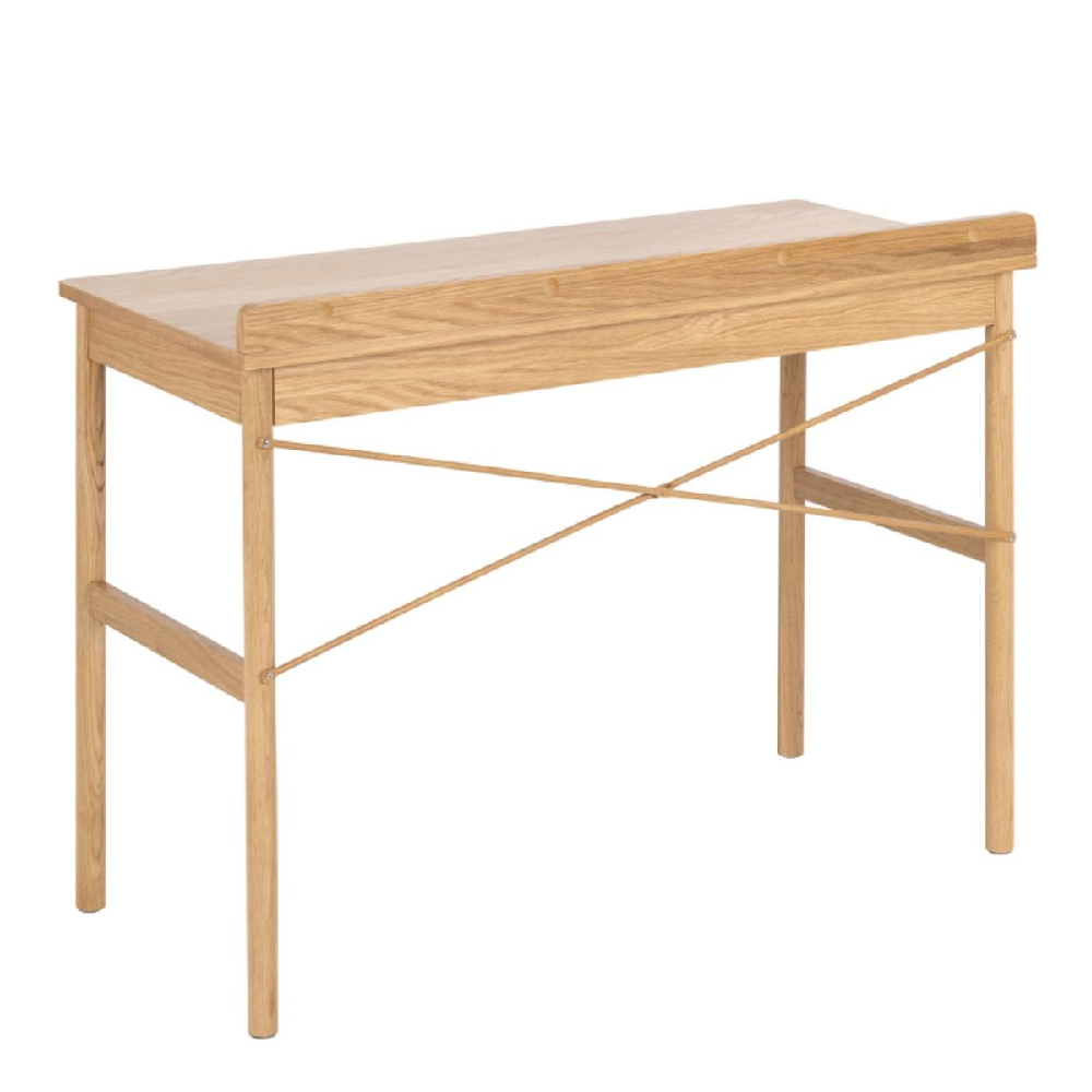 Pala Wooden Laptop Desk With 1 Drawer In Oak