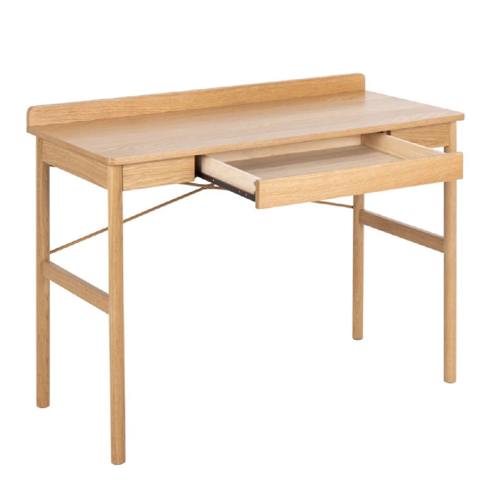 Pala Wooden Laptop Desk With 1 Drawer In Oak