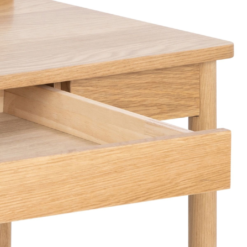 Pala Wooden Laptop Desk With 1 Drawer In Oak