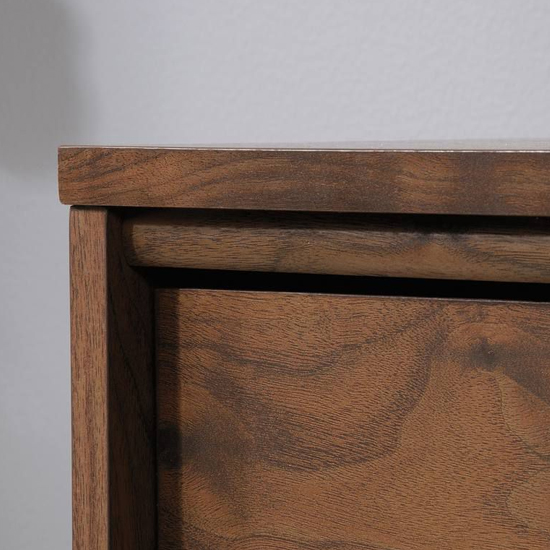Palais Wooden Filing Cabinet In Walnut With 2 Drawers