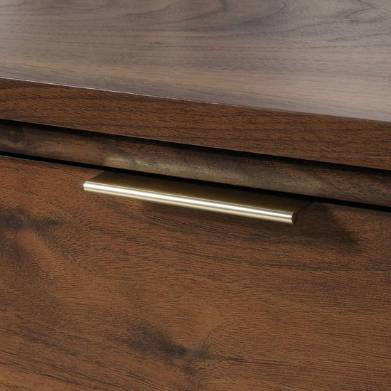 Palais Wooden Filing Cabinet In Walnut With 2 Drawers