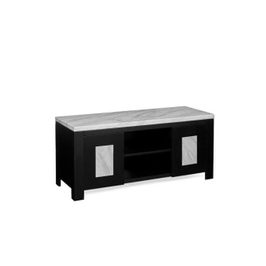 Palermo Wooden Marble Effect TV Stand In Grey Furniture in Fashion