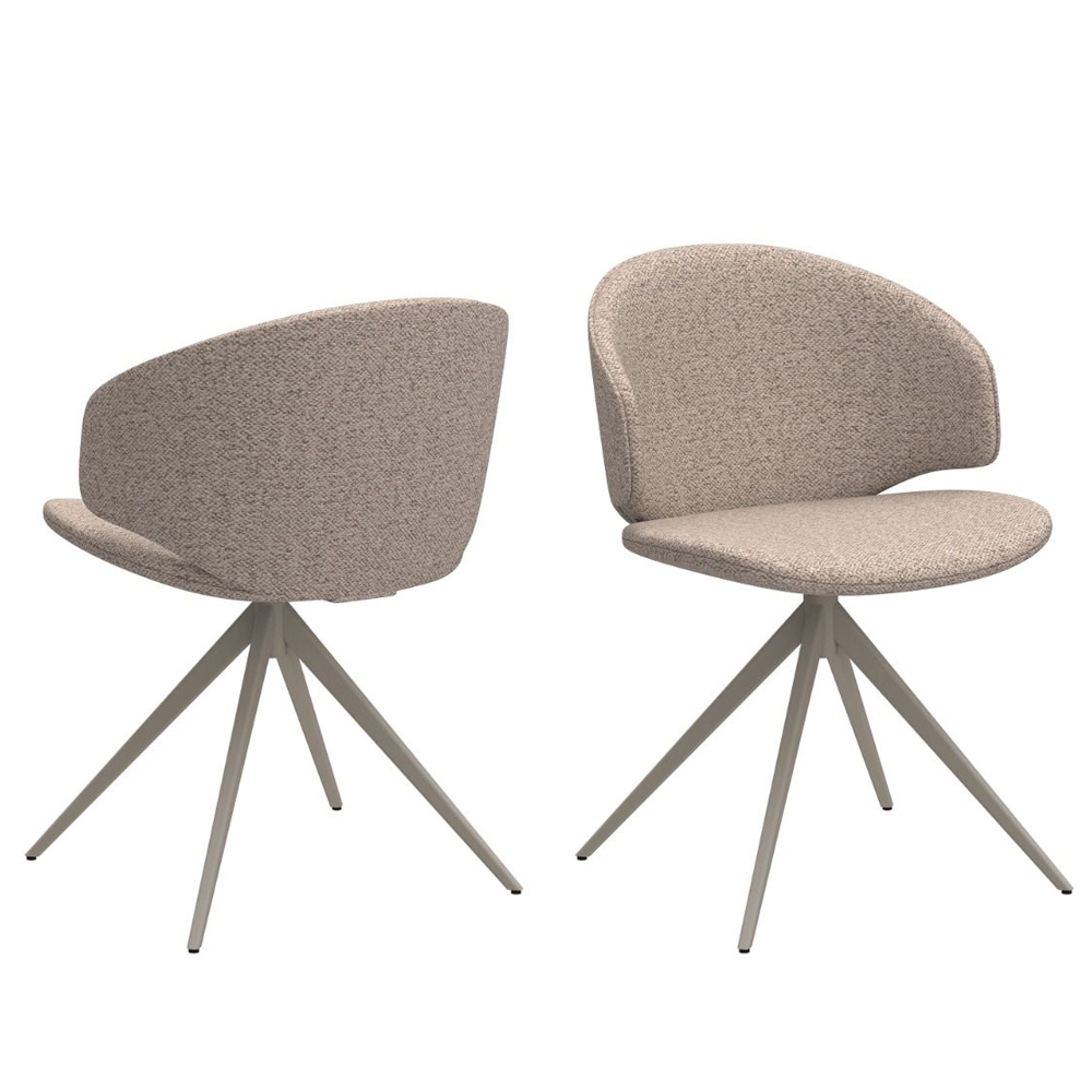 Palmdale Grey Ceramic Dining Table With Elkhorn 4 Chairs In Beige