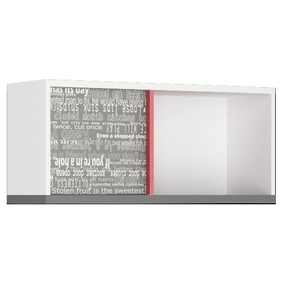 Product photograph of Palmer Kids Wooden Storage Cabinet Wall 1 Door In Matt White from Furniture in Fashion