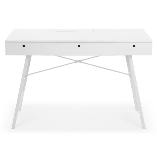 Pagan Wooden Laptop Desk In White
