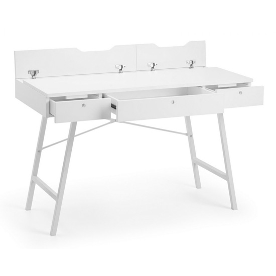 Pagan Wooden Laptop Desk In White