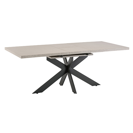 Palmen Extending Wooden Dining Table In Ceramic Stone Effect_1