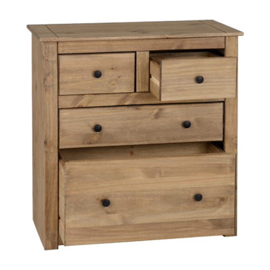 Prinsburg Wooden Chest Of 4 Drawers In Natural Wax_2
