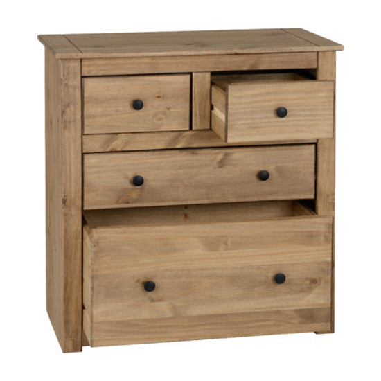 Prinsburg Wooden Chest Of 4 Drawers In Natural Wax_2
