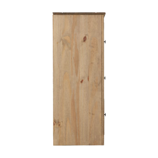 Pavia Wooden Chest Of 6 Drawers In Natural Wax