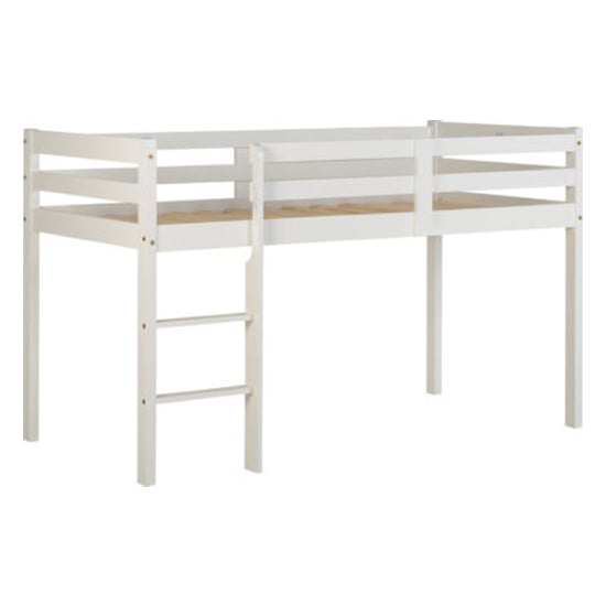 Prinsburg Wooden Mid Sleeper Bunk Bed In White