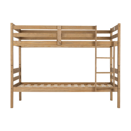 Prinsburg Wooden Single Bunk Bed In Natural Wax_3