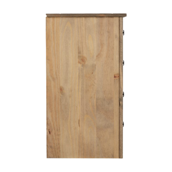 Pavia Wooden Chest Of 4 Drawers In Natural Wax