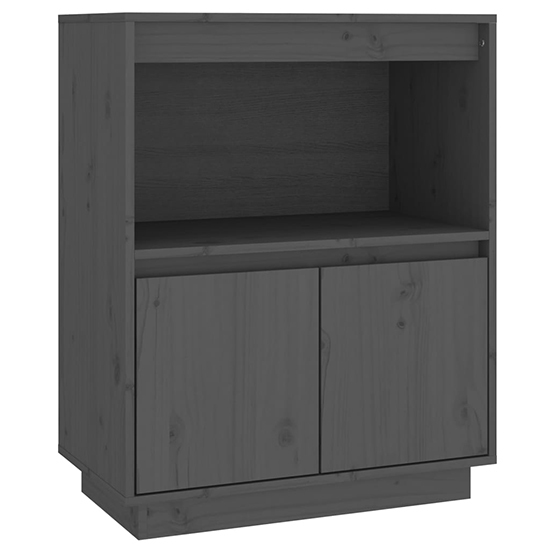 Paolo Pinewood Sideboard With 2 Doors 1 Shelf In Grey_3