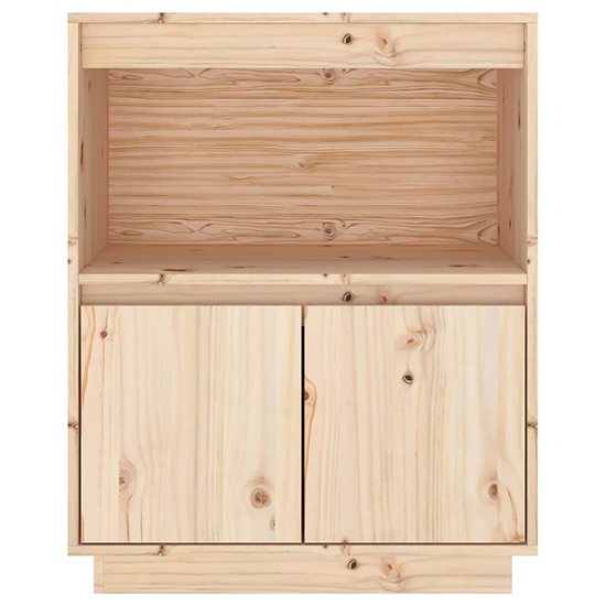 Paolo Pinewood Sideboard With 2 Doors 1 Shelf In Natural