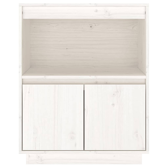 Paolo Pinewood Sideboard With 2 Doors 1 Shelf In White