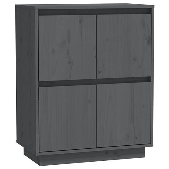 Paolo Pinewood Sideboard With 4 Doors In Grey_3