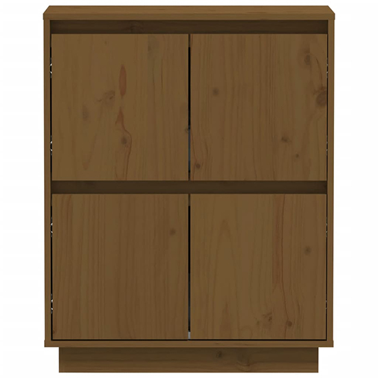 Paolo Pinewood Sideboard With 4 Doors In Honey Brown_4