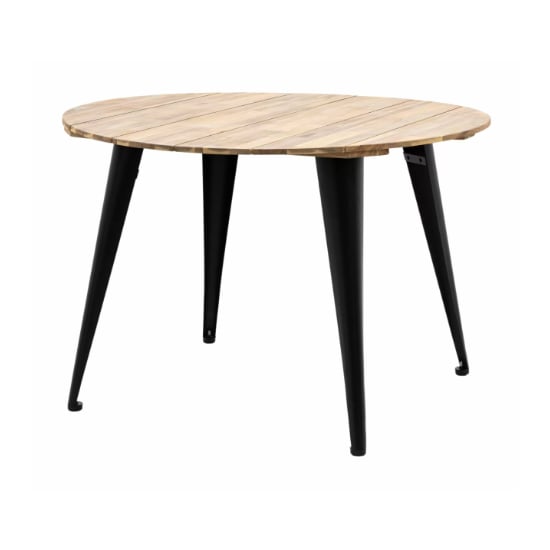 Product photograph of Paralia Acacia Wood Dining Table Round In Natural from Furniture in Fashion