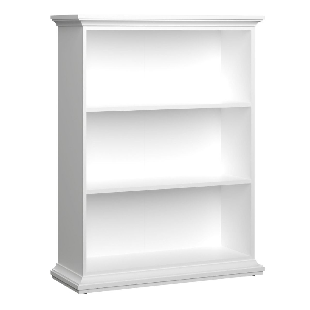 Read more about Parayo wooden bookcase with 2 shelves in white