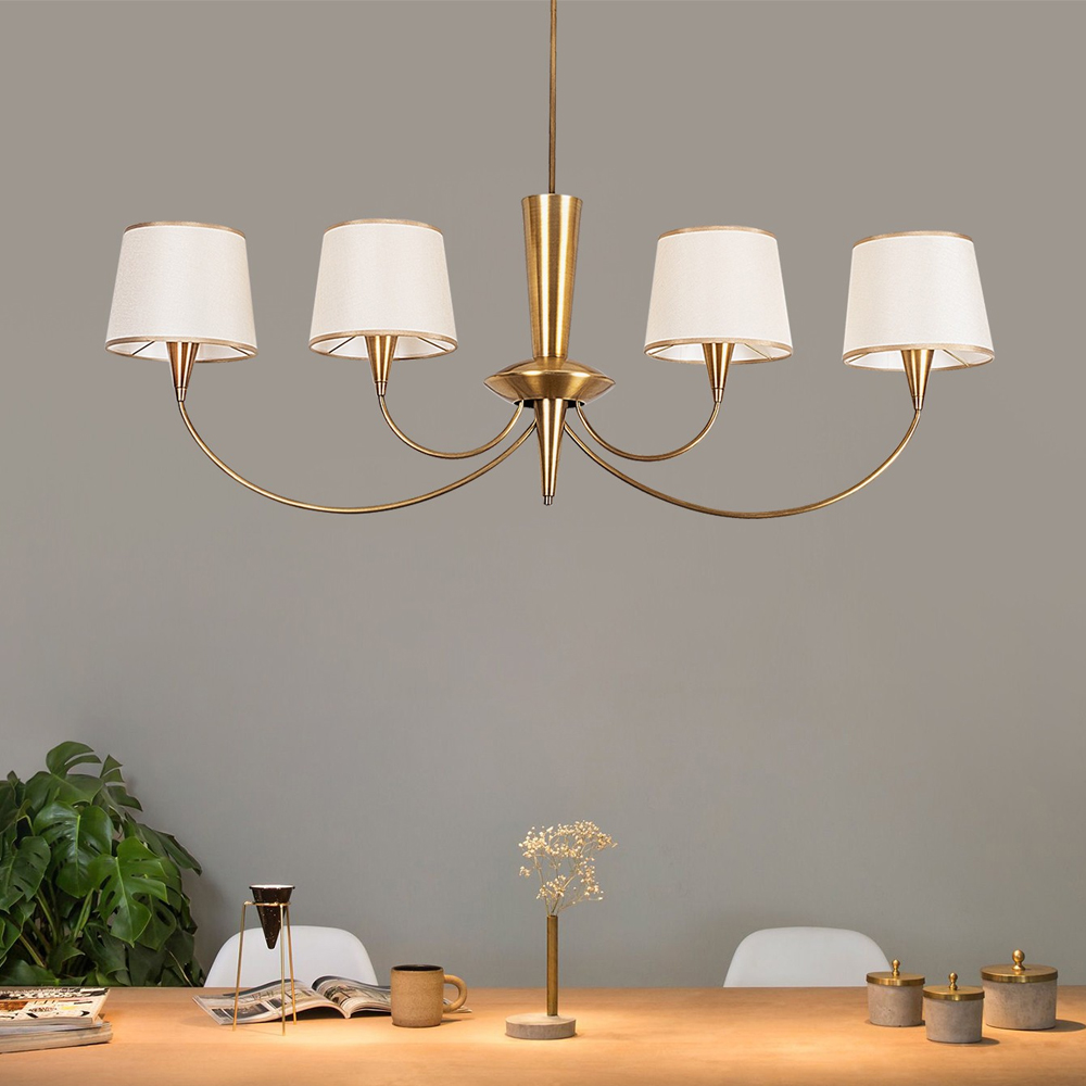 Pardo 4 Light Metal Chandelier Light in Antique