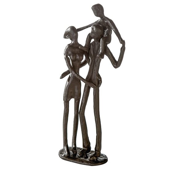 Product photograph of Parents Iron Design Sculpture In Burnished Bronze from Furniture in Fashion
