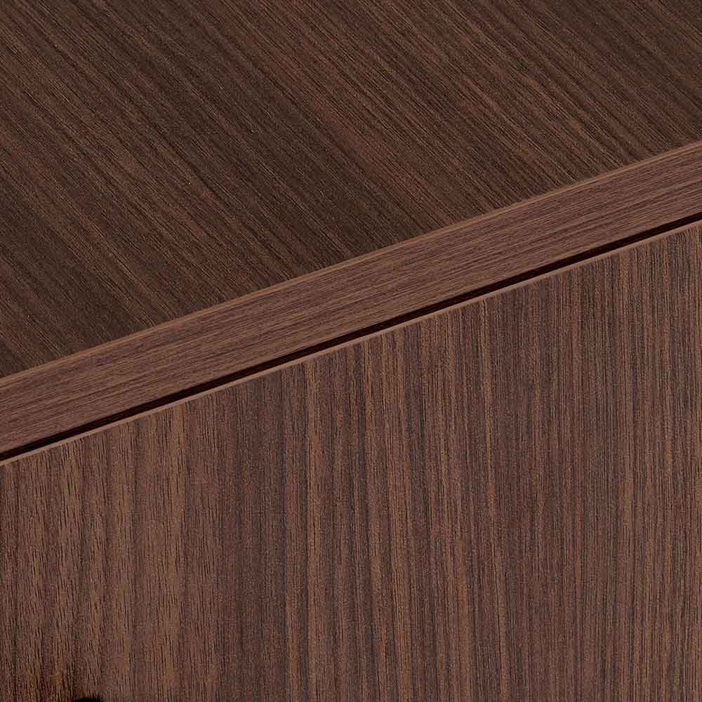 Parila Wooden Bedside Cabinet with 1 Drawer in Milano Walnut
