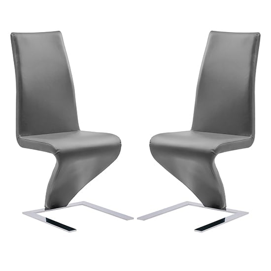 Parini Small Extending Magnesia Dining Table 4 Demi Grey Chairs