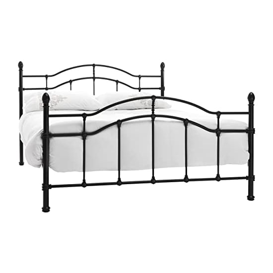 Product photograph of Paris Metal Double Bed In Black from Furniture in Fashion