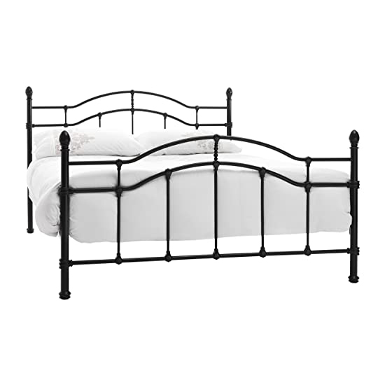 Paris Metal Double Bed In Black