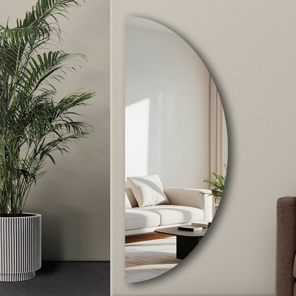 Parklane Glass Half Wall Mirror in Clear
